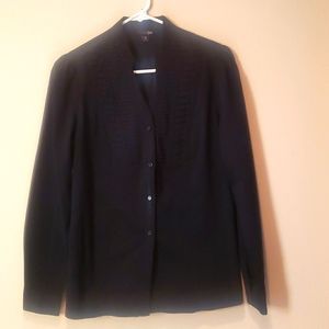 East 5th Black Boho Button Down Shirt